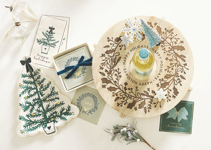 Wine + Cheese Board - Happy Holidays