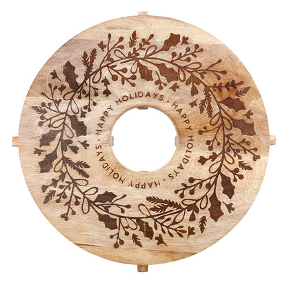 Wine + Cheese Board - Happy Holidays