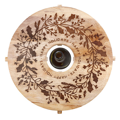 Wine + Cheese Board - Happy Holidays