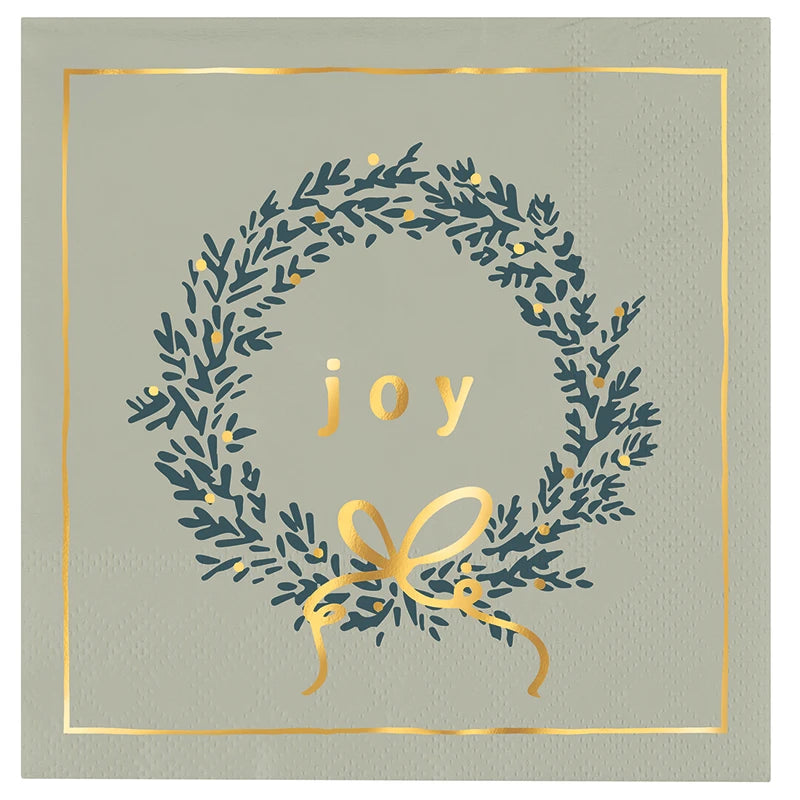 Ceramic Napkin Tray + Napkins - Joy