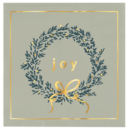 Ceramic Napkin Tray + Napkins - Joy
