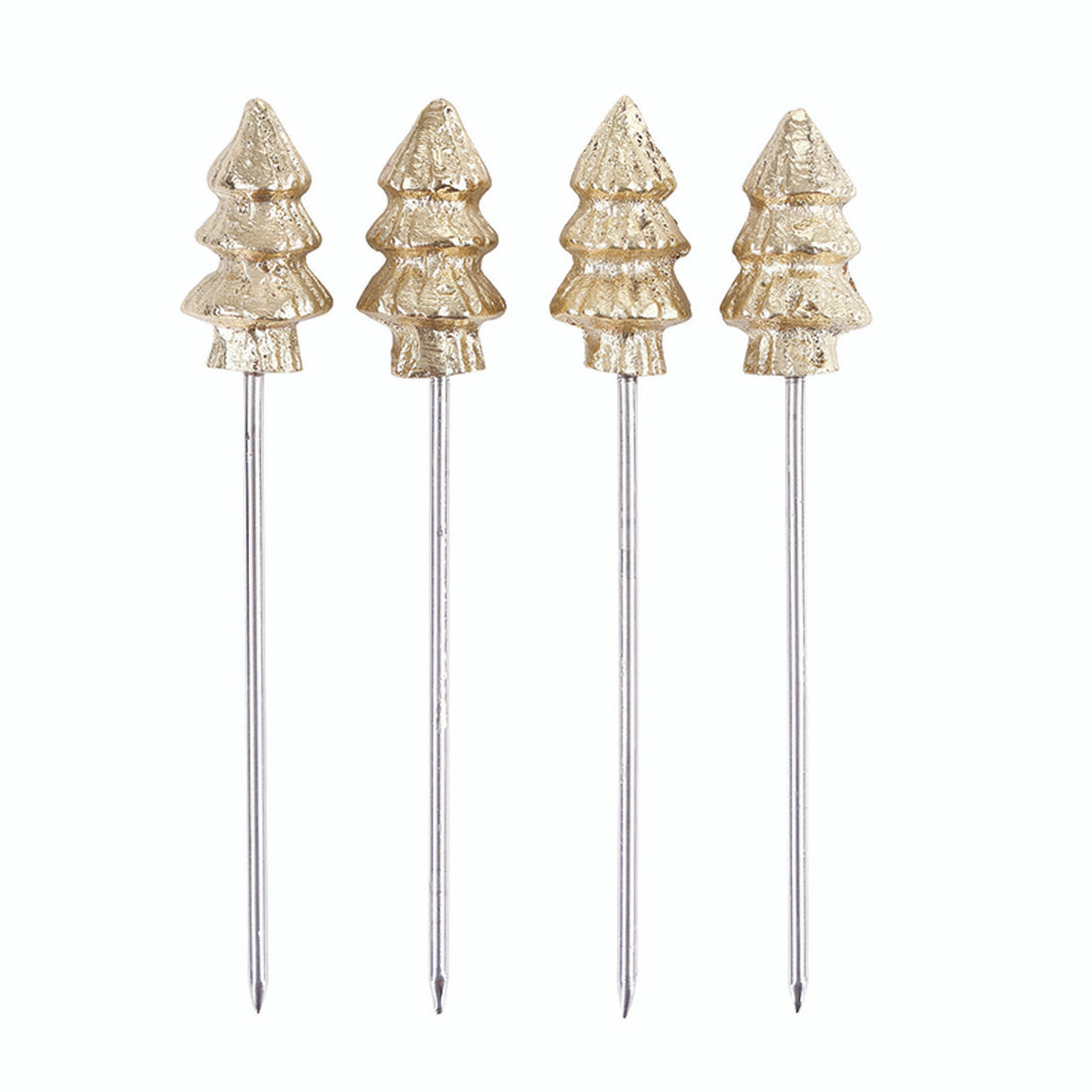 Gold Tree Appetizer Picks - Set of 4