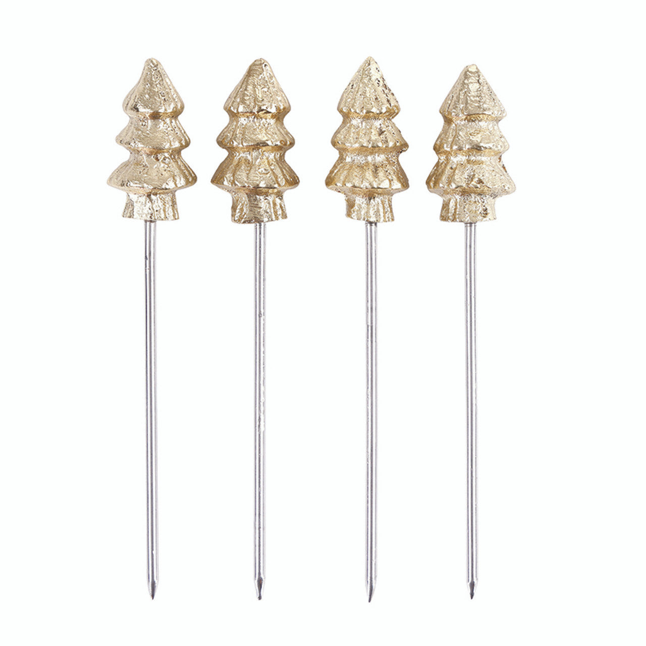 Gold Tree Appetizer Picks - Set of 4