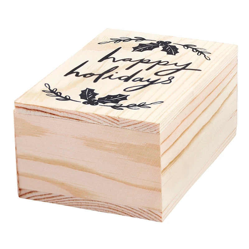 Ceramic Nutcrackers In Wood Box