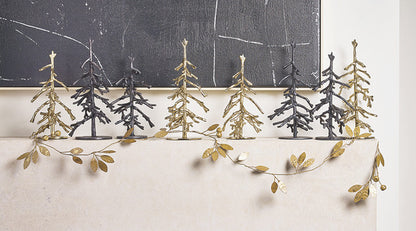 Metal Gold Vine Garland