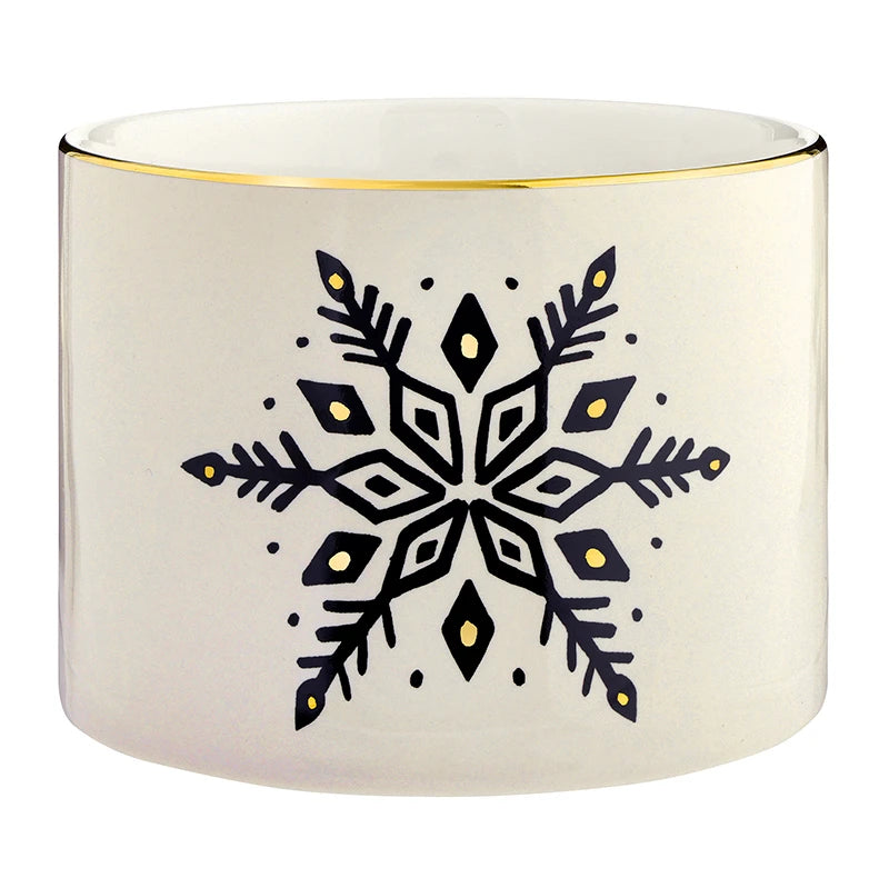 Gold Holiday Dip Bowls Book Box - Ho Ho Ho