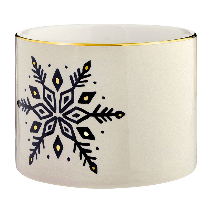 Gold Holiday Dip Bowls Book Box - Ho Ho Ho