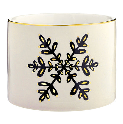 Gold Holiday Dip Bowls Book Box - Ho Ho Ho