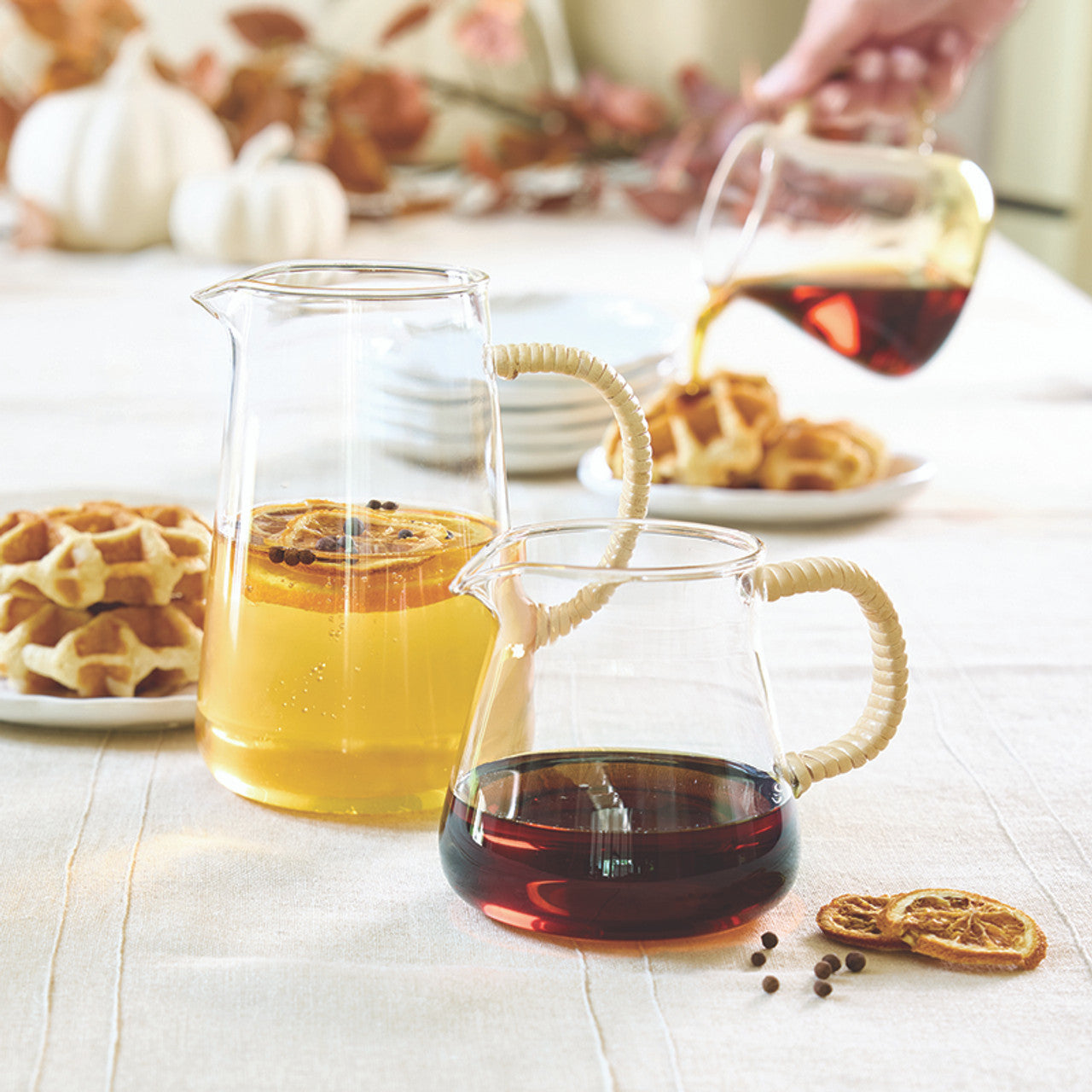 Rattan Handle Pitcher - Short