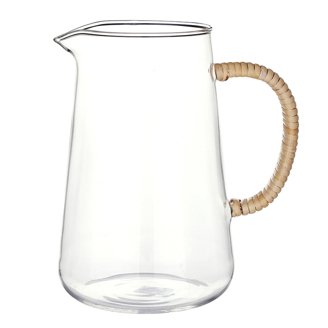 Rattan Handle Pitcher - Tall