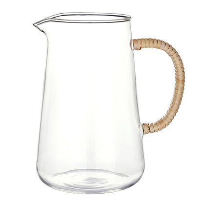 Rattan Handle Pitcher - Tall