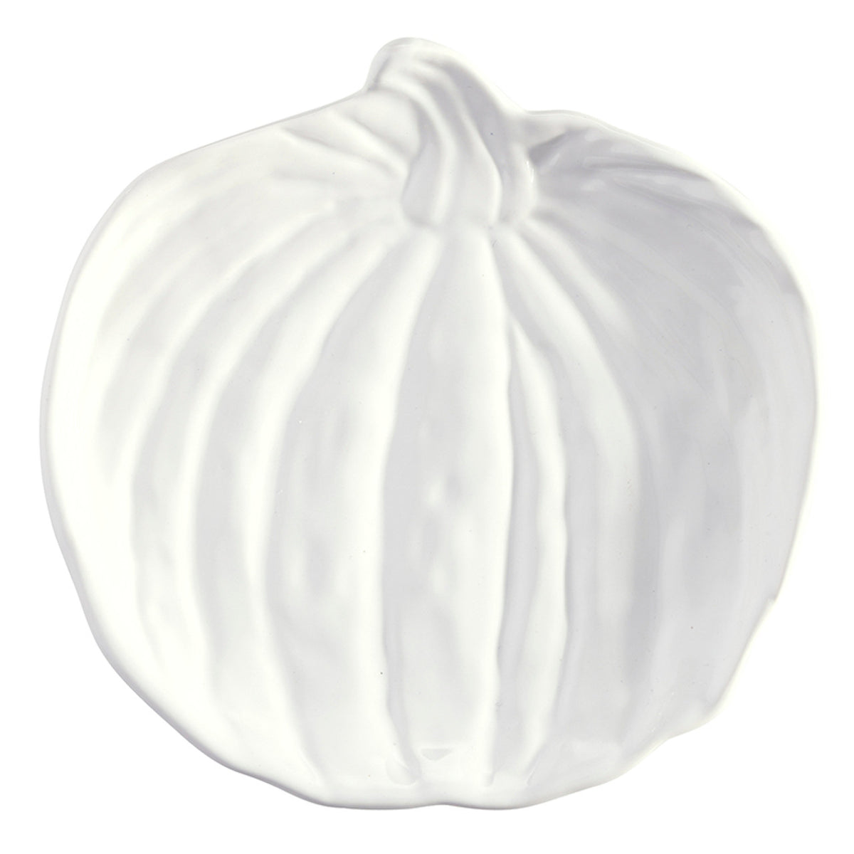 Ceramic Pumpkin Appetizer Plates - Set of 4