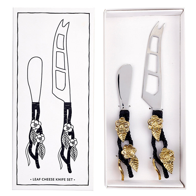 Leaf Cheese Knife Set
