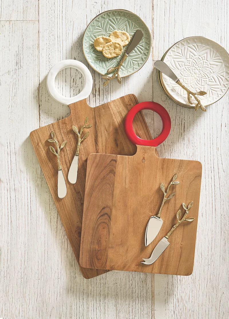 Twig Handle Cheese Knives - Set of 2