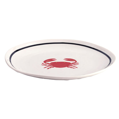 Melamine Plate - Crab - 8.75" Dia