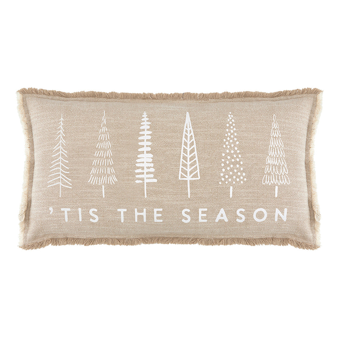 Face to Face Lumbar Pillow - Tis the Season