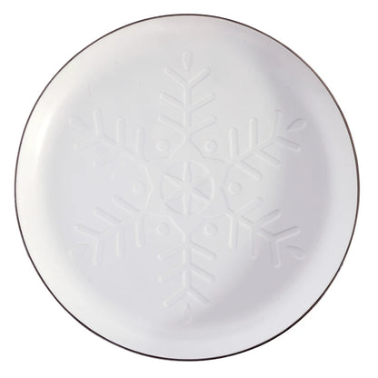 Appetizer Plates - Snowflakes - Set of 4