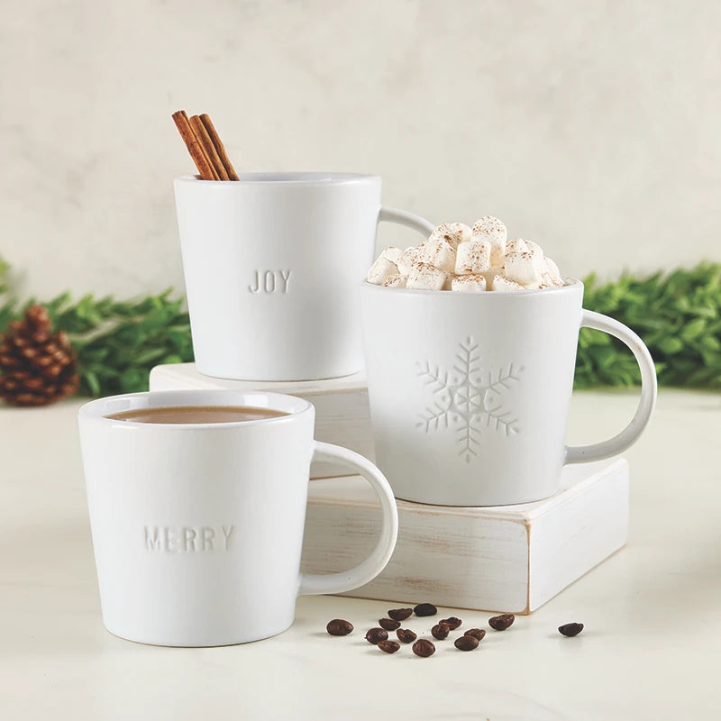 Face to Face Ceramic Coffee Mug - Joy