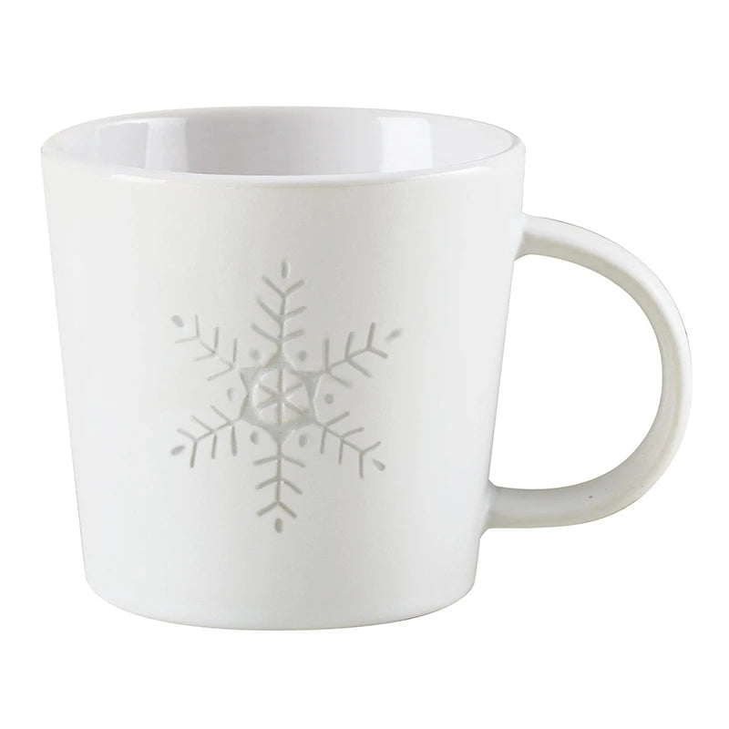 Face to Face Ceramic Coffee Mug - Snowflake