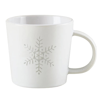 Face to Face Ceramic Coffee Mug - Snowflake