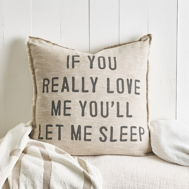 Face to Face Euro Pillow - Let Me Sleep