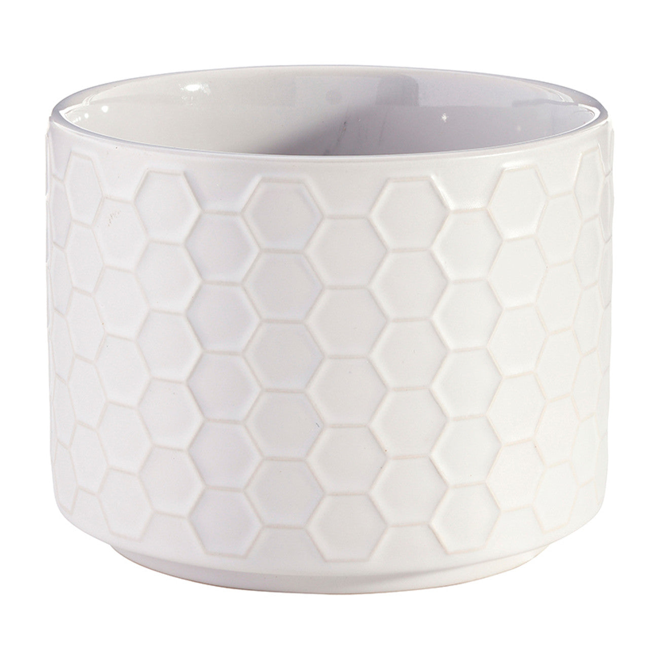 Face to Face Ceramic Bowls - Dots &amp; Honeycomb - Set of 2