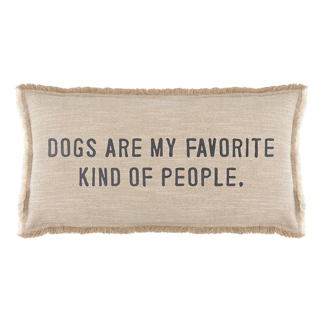 Face to Face Lumbar Pillow - Dogs Are My Favorite