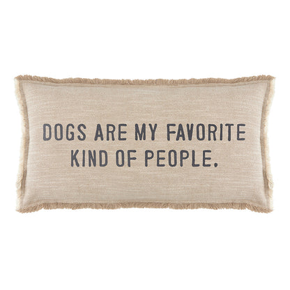 Face to Face Lumbar Pillow - Dogs Are My Favorite