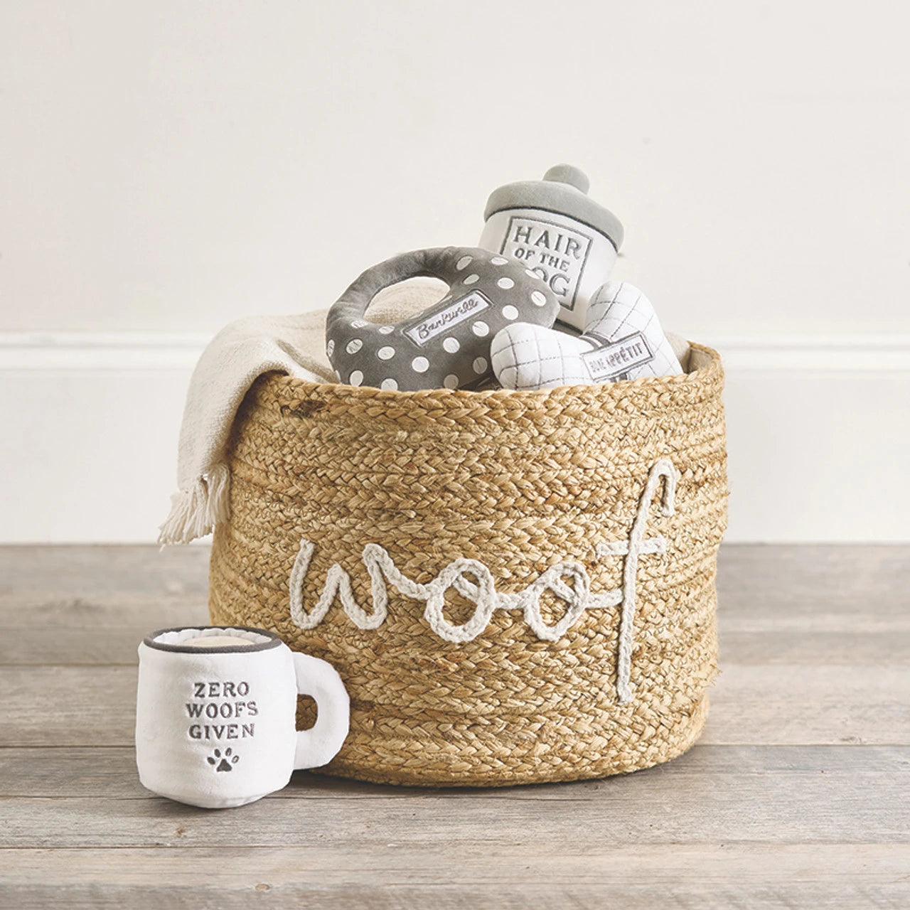 Face to Face Jute Basket - Woof