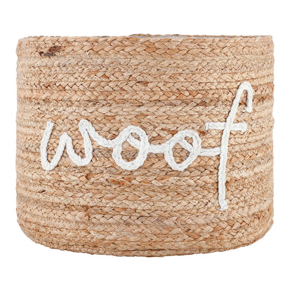 Face to Face Jute Basket - Woof