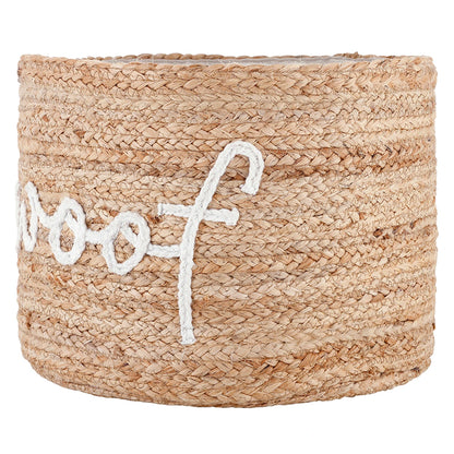 Face to Face Jute Basket - Woof