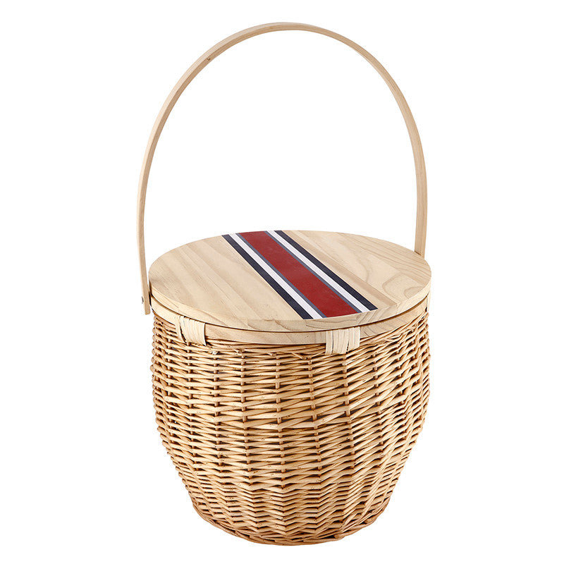 Picnic Basket - Red Stripe