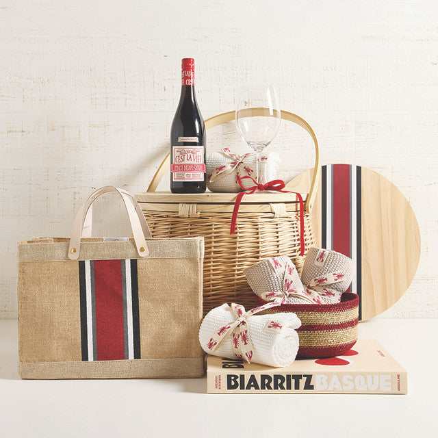 Lobster Knit Dish Towel - Cream