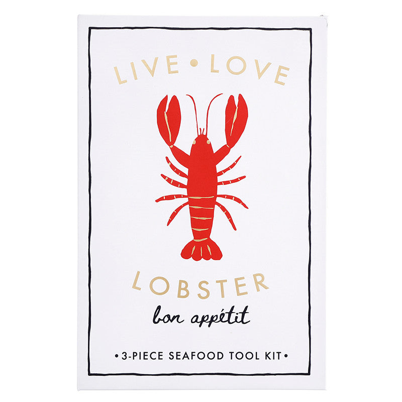 Seafood Tool Kit Book Box - Live Love Lobster
