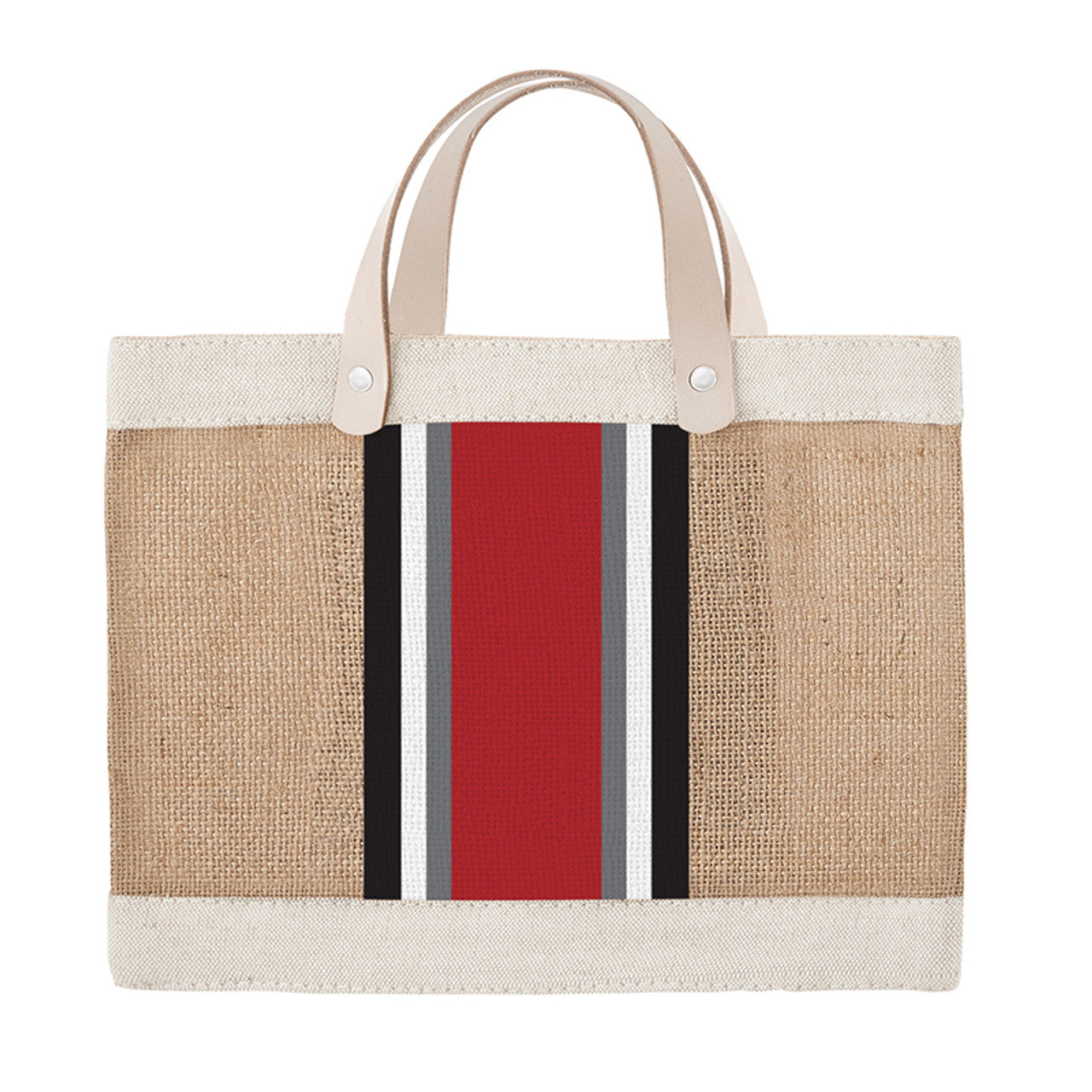 Mini Market Tote - Red Stripe