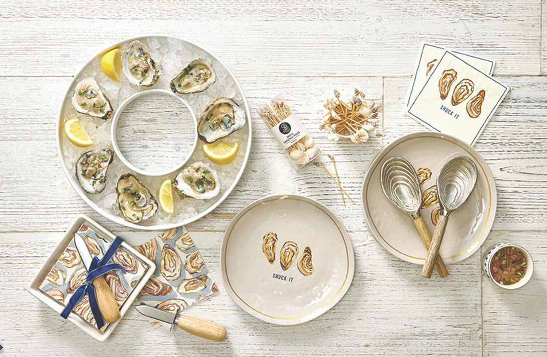 Melamine Appetizer Plate - Shuck It