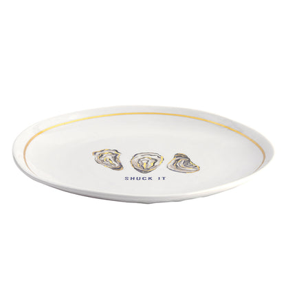 Melamine Appetizer Plate - Shuck It