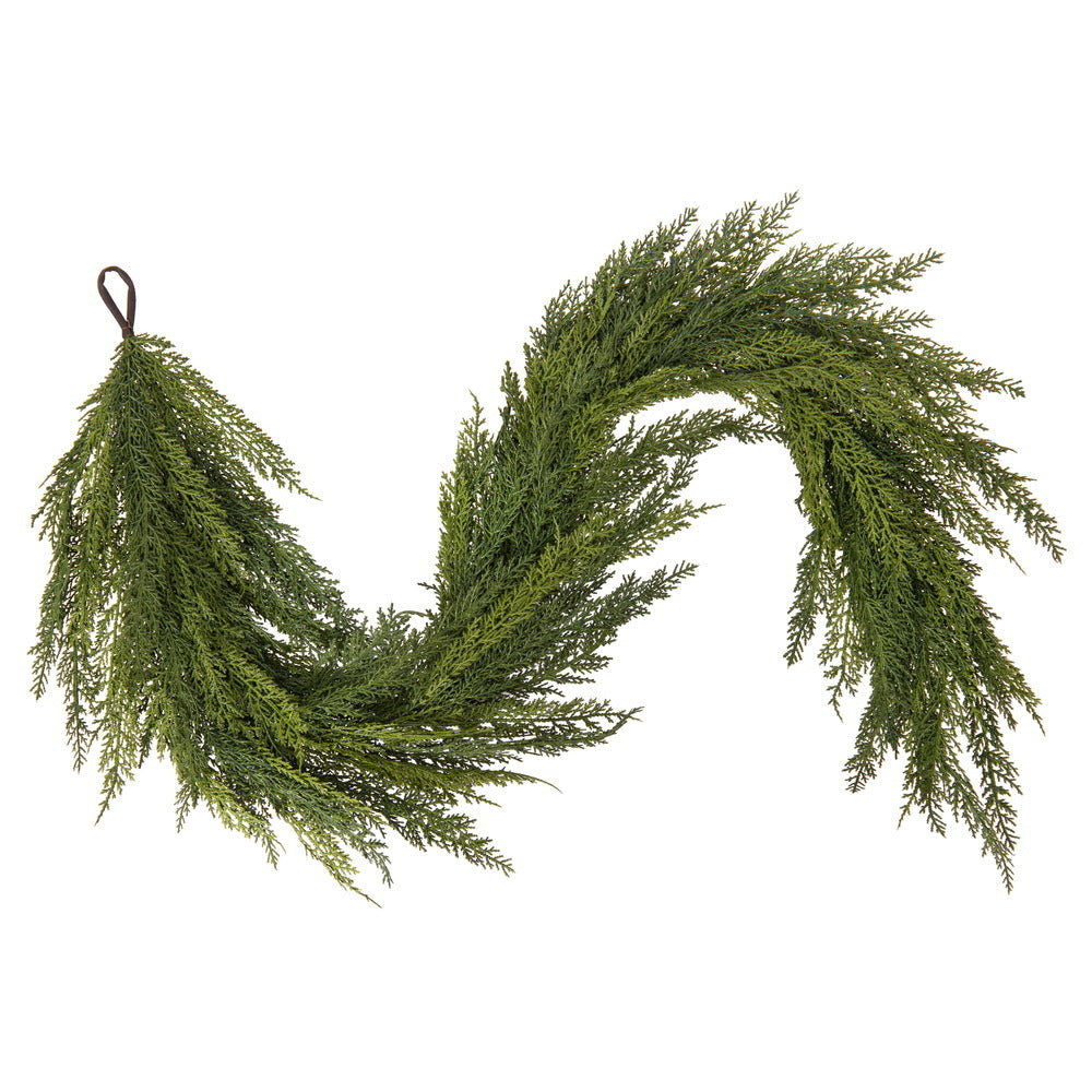 72" Green Deluxe Cedar Garland