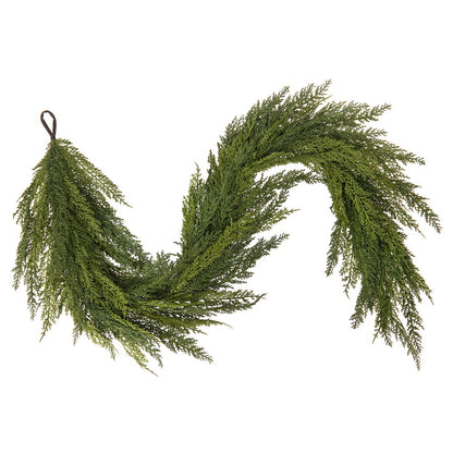 72" Green Deluxe Cedar Garland