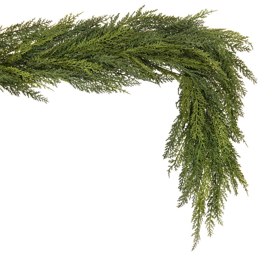 72" Green Deluxe Cedar Garland