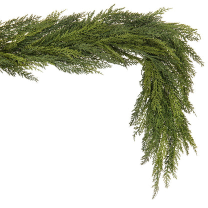 72" Green Deluxe Cedar Garland
