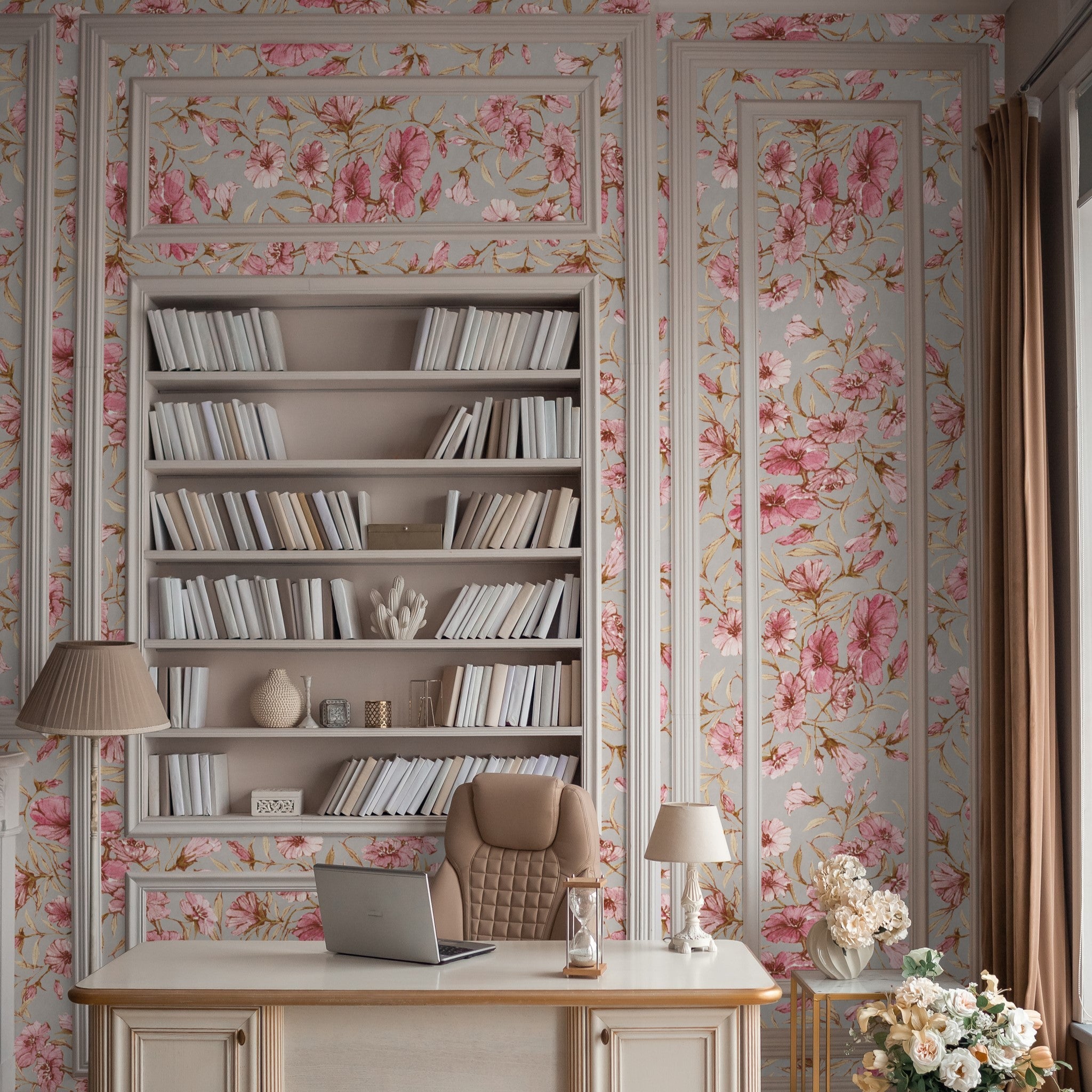 Rebecca Wallpaper - 4 FT H X 14.25 FT W LUXE