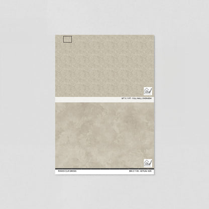 Roman Clay (Beige) Wallpaper