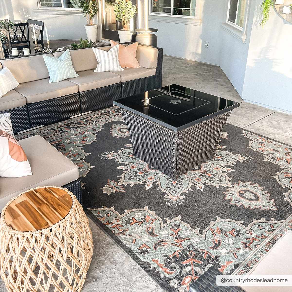 Roseglen Outdoor Area Rug - Clearance