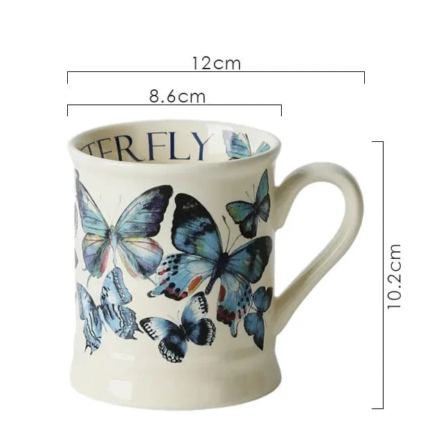 European Classical Ceramic Flower Cup