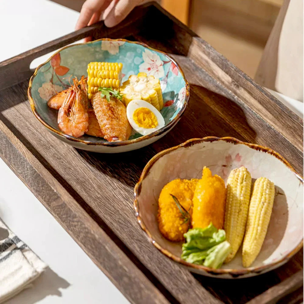 Melia Ceramic Deep Dinner Plates
