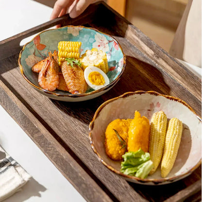 Melia Ceramic Deep Dinner Plates