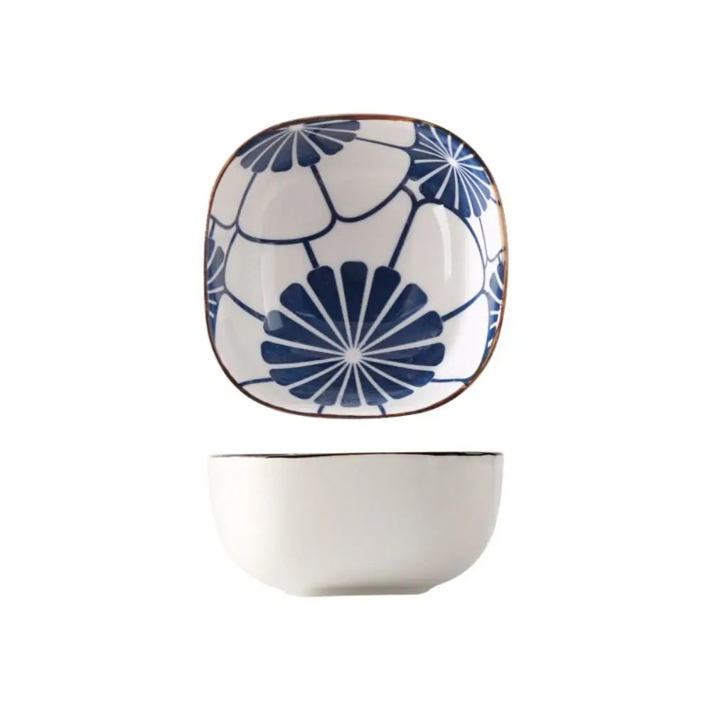 Vintage Blue Ceramic Dipping Bowls