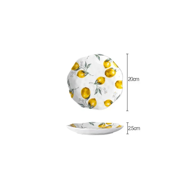 Italian Limoncella Ceramic Plate
