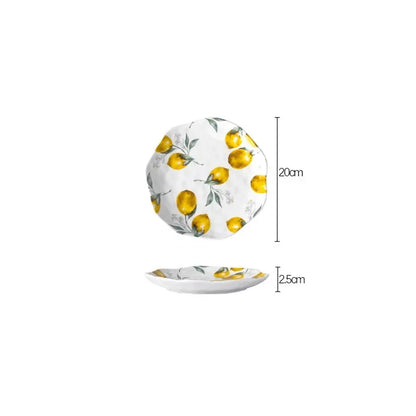 Italian Limoncella Ceramic Plate
